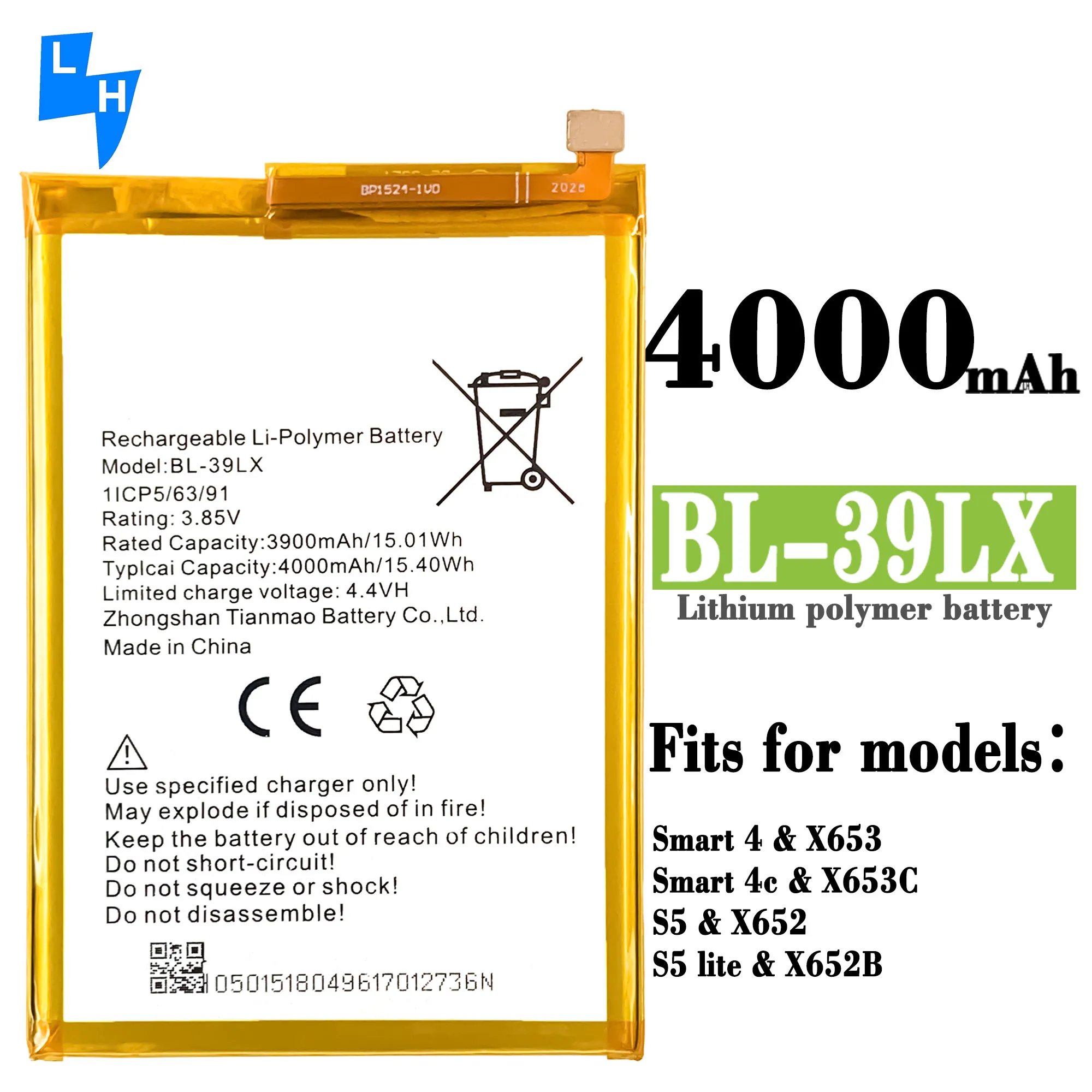 infinix s5 lite battery model number