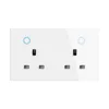 เต้ารับไฟฟ้าแบบมีรู WIFI UK รุ่น 147