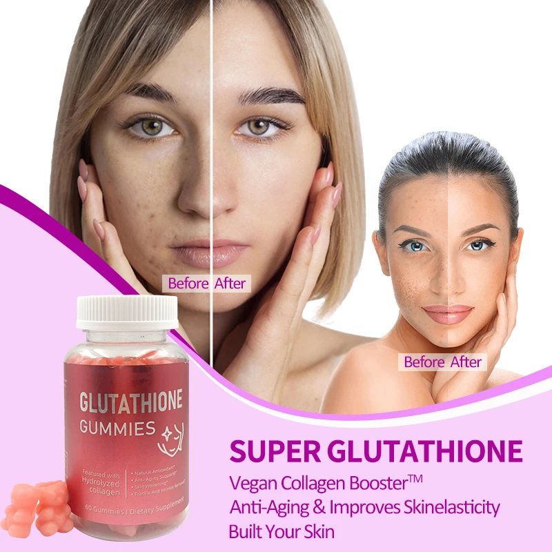 Whitening Supplement L-Glutathione Gummies Wholesale Price