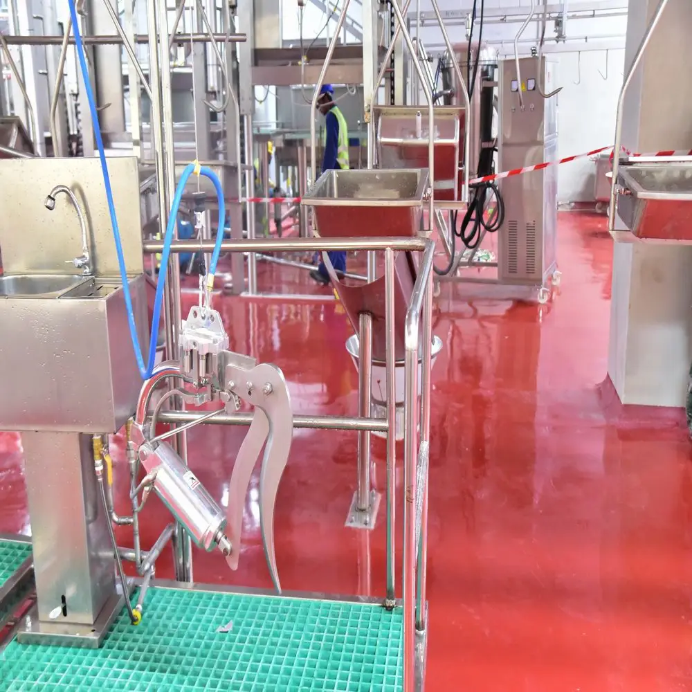 A-Z complete sheep slaughtering production line, slaughtering machine with split saw, suitable for sheep slaughterhouses