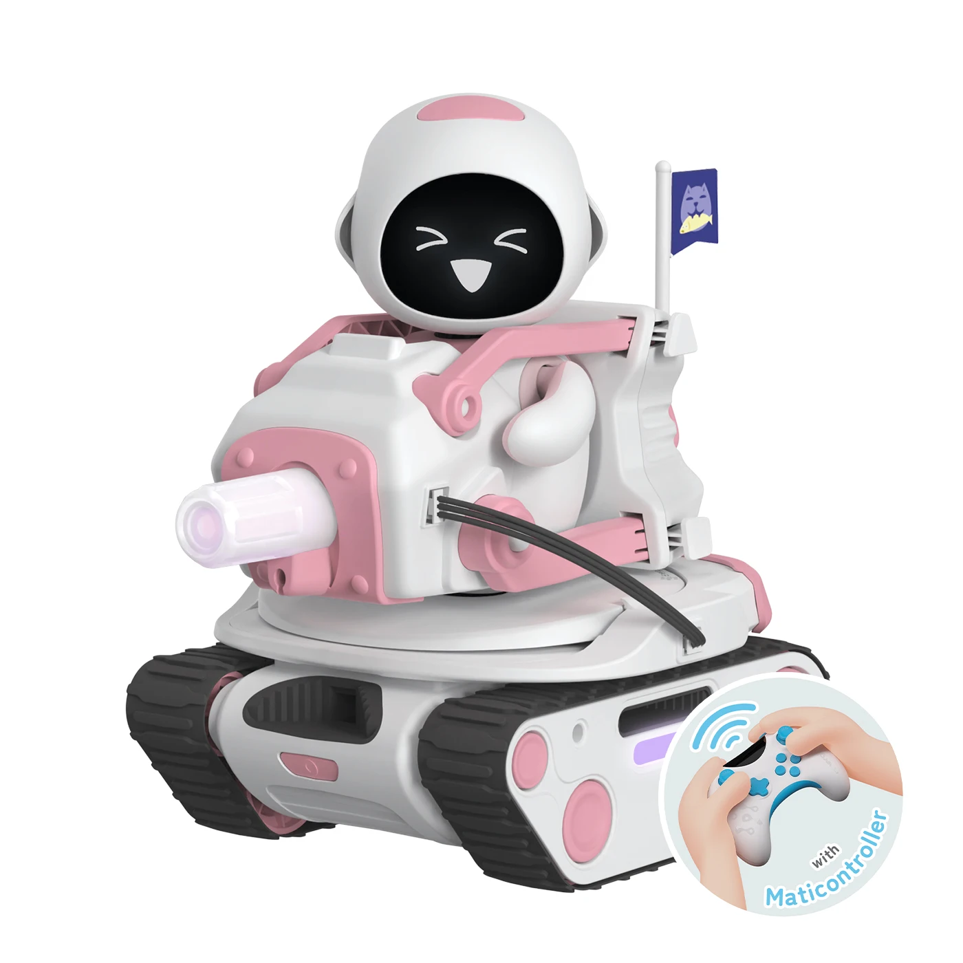 Eilik Robot Panxer用リモコン戦闘ロボット車両 - 充電式＆4輪 Mecanum