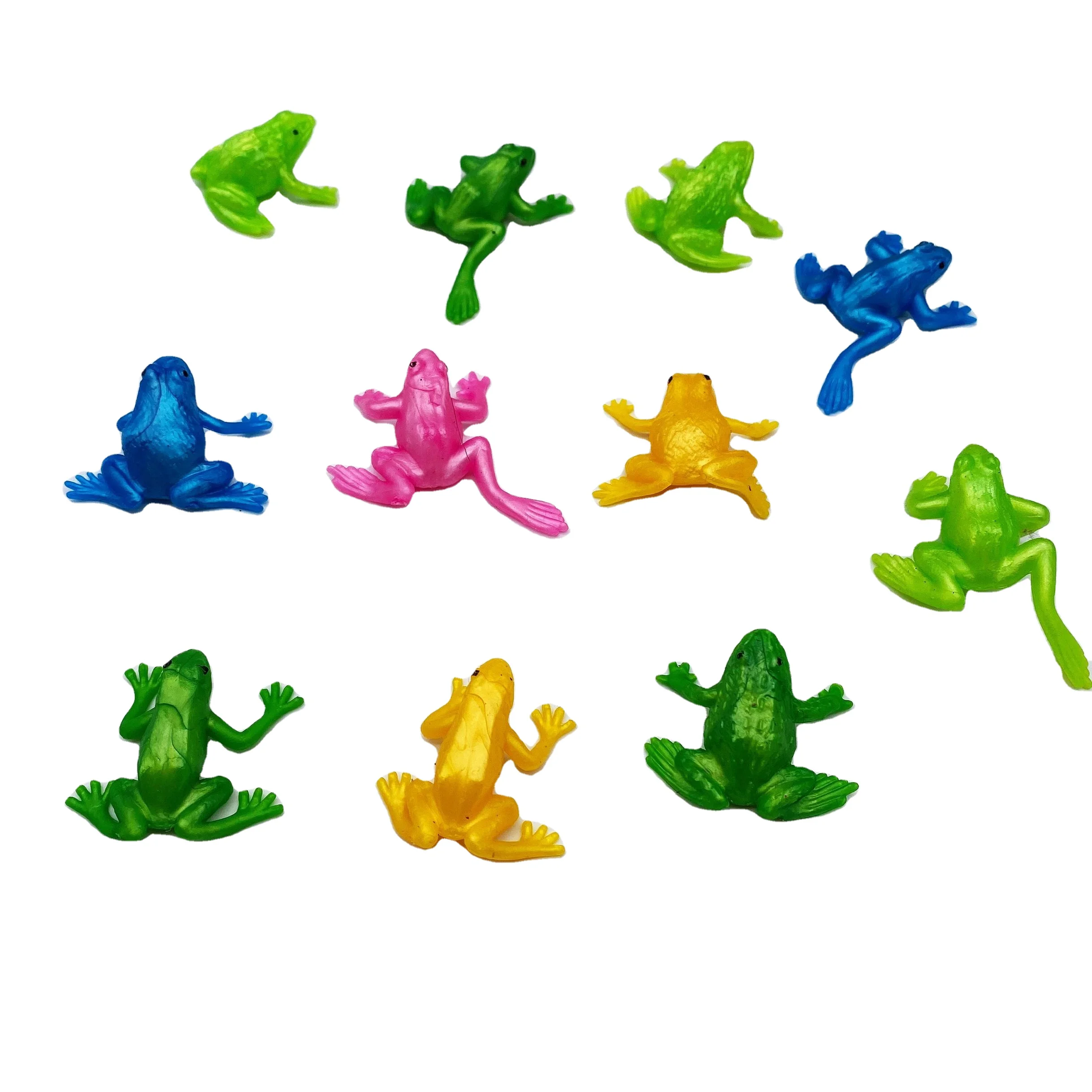 Floating in Water Frogs Character Figure Fun Toys Assorted Plastic Realistic Frog Model Action Figures Animals Toys