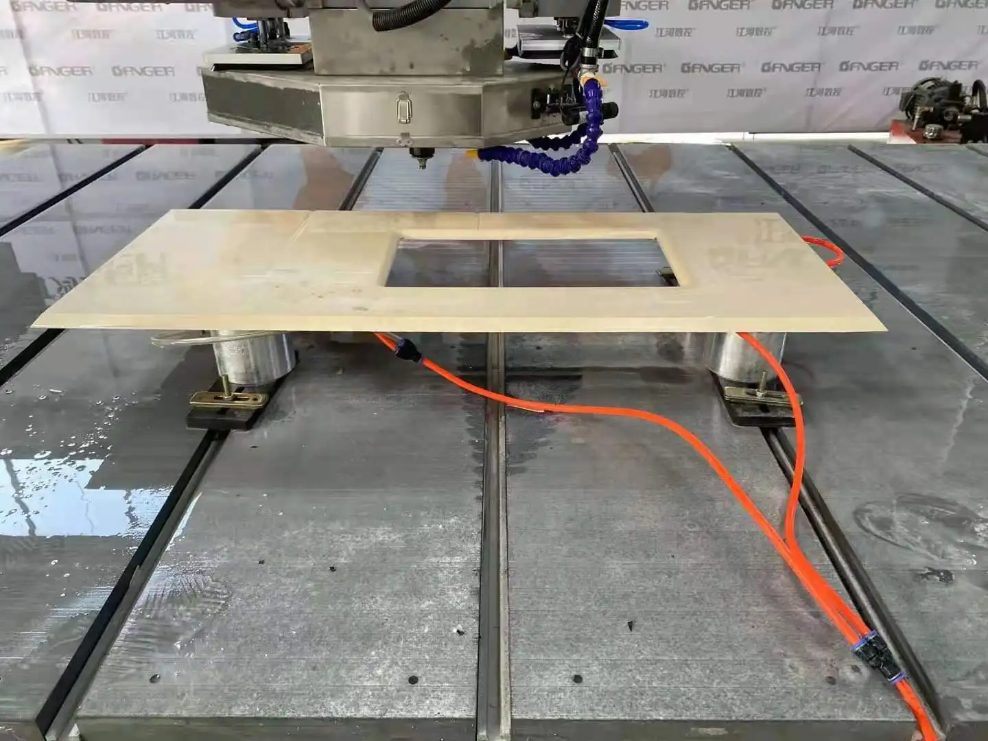 Large Slab Electric Tile Cutter 45 Degree Chamfering Portable Granite ...