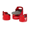 Red Set (1 coffee table 3 single sofa)