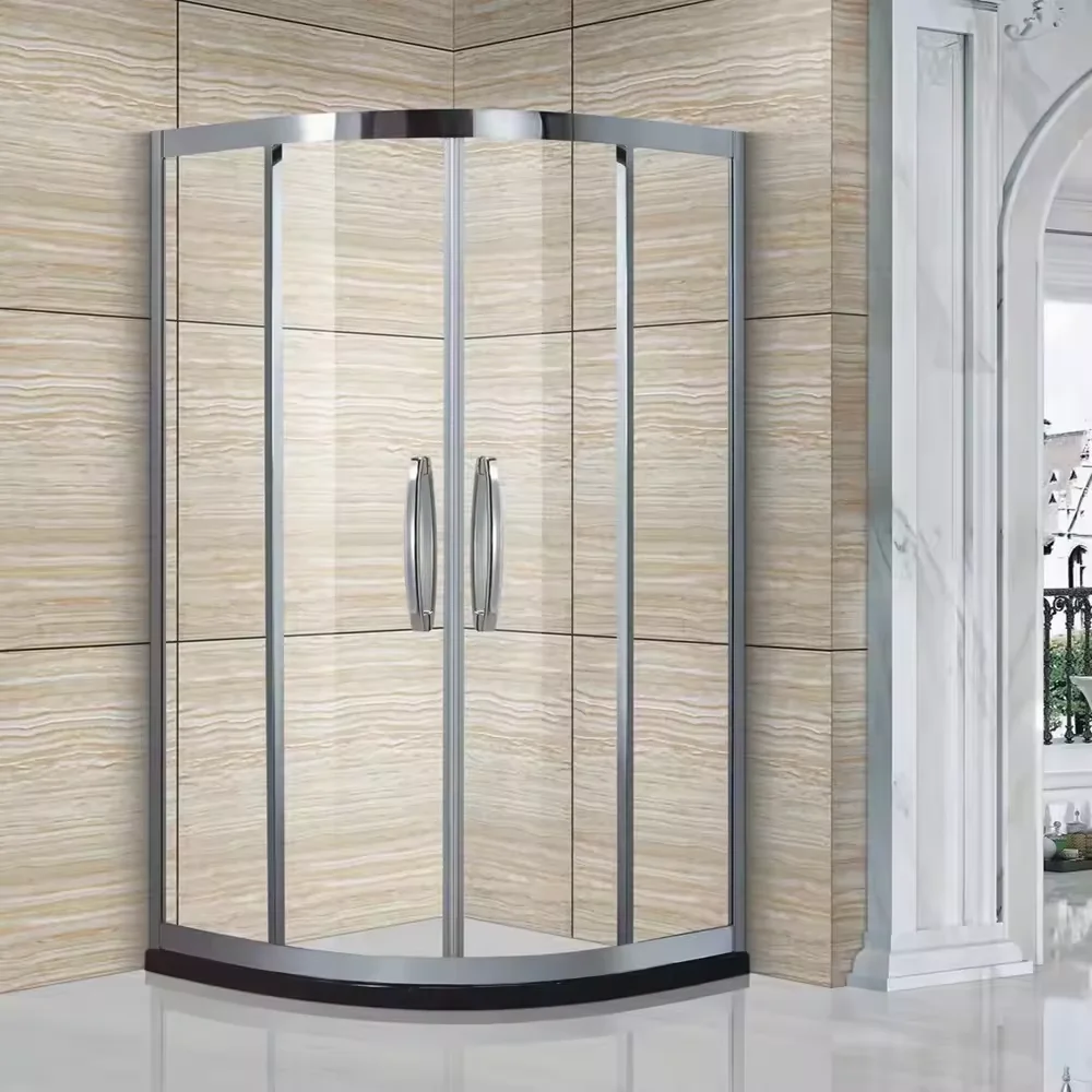 Modern Style Hot Sale Luxury Sliding Shower Door Bathroom Tempered Glass Pivot Shower Door with Trim and Accessories