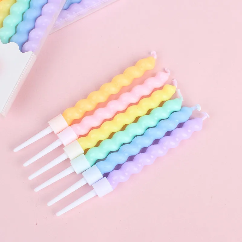 Wholesale Spiral Happy Birthday Candle Eco Friendly Birthday Candles