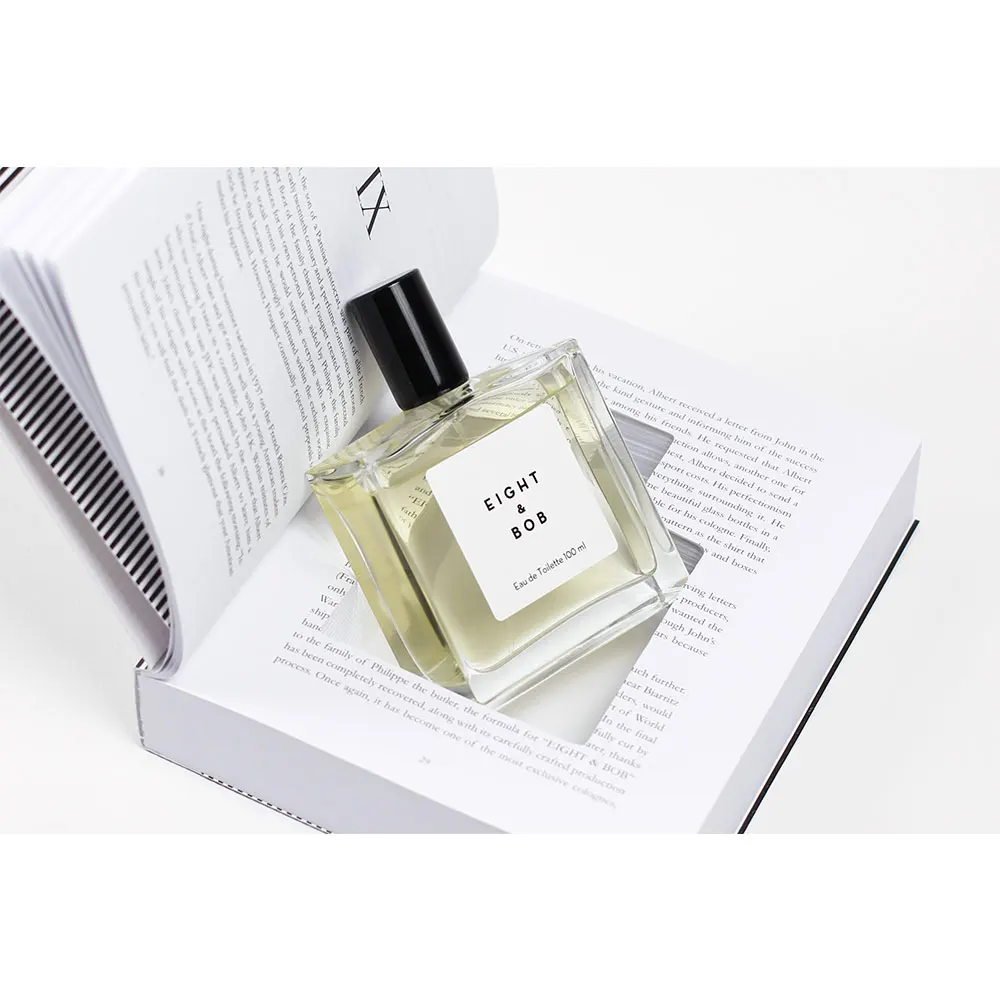 Customized Book Shape Rigid Gift Box For Packing Men Perfume Bottle