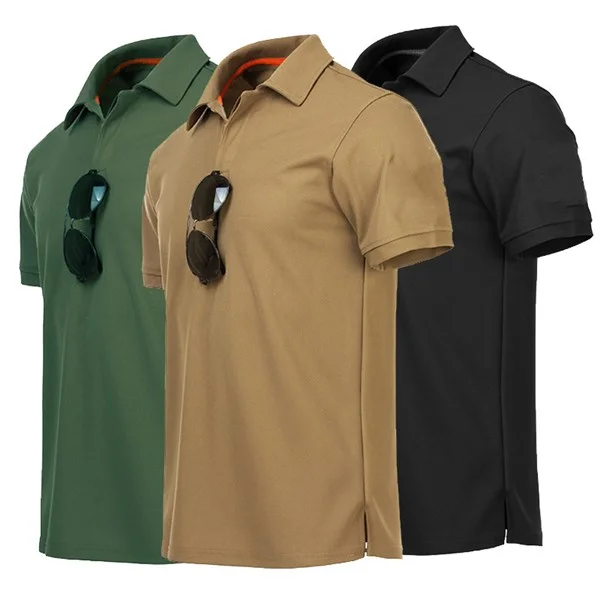 2021 Top High Quality Quick Dry Material Tactical Polo Shirts Mens ...