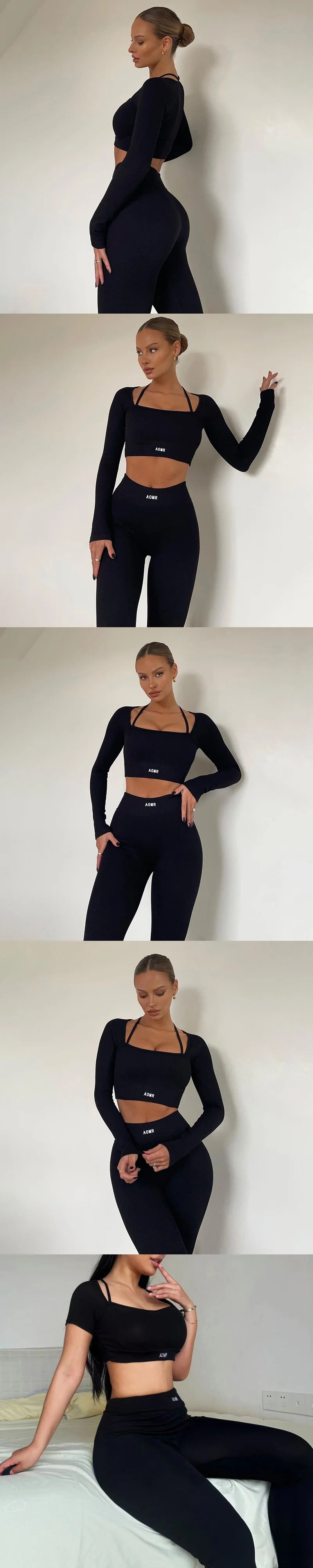 New Style Custom Women Two Piece Set Breathable Cotton Jersey T-shirt Yoga Suit High Waist leggings Pants Loungewear Women Sets supplier