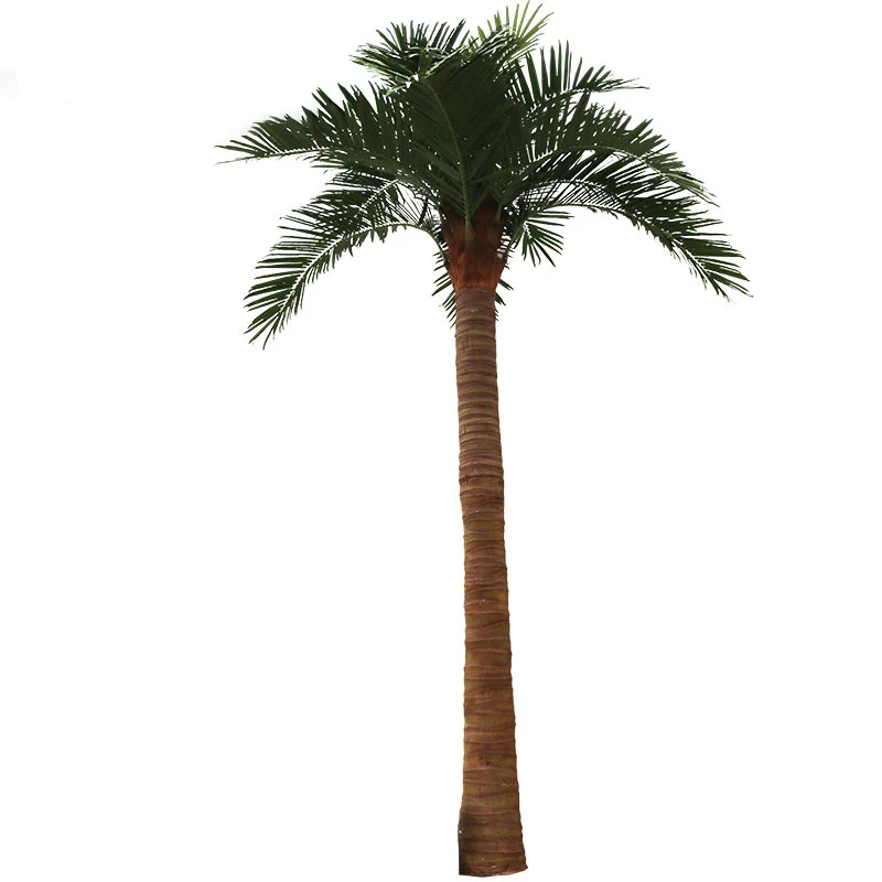 X338 Big Fake Palm Tree Indoor Hall Outdoor Pool Coastal Ornamental