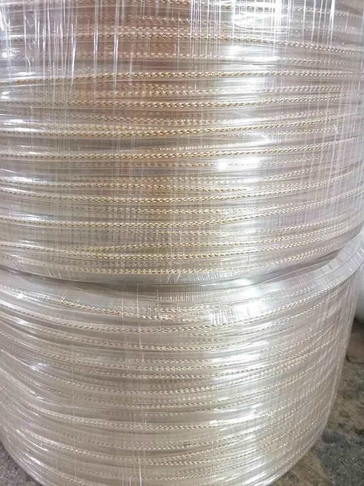 Customized Sizes Flexible Soft Clear Pvc Plastic Gold And Silver Piping