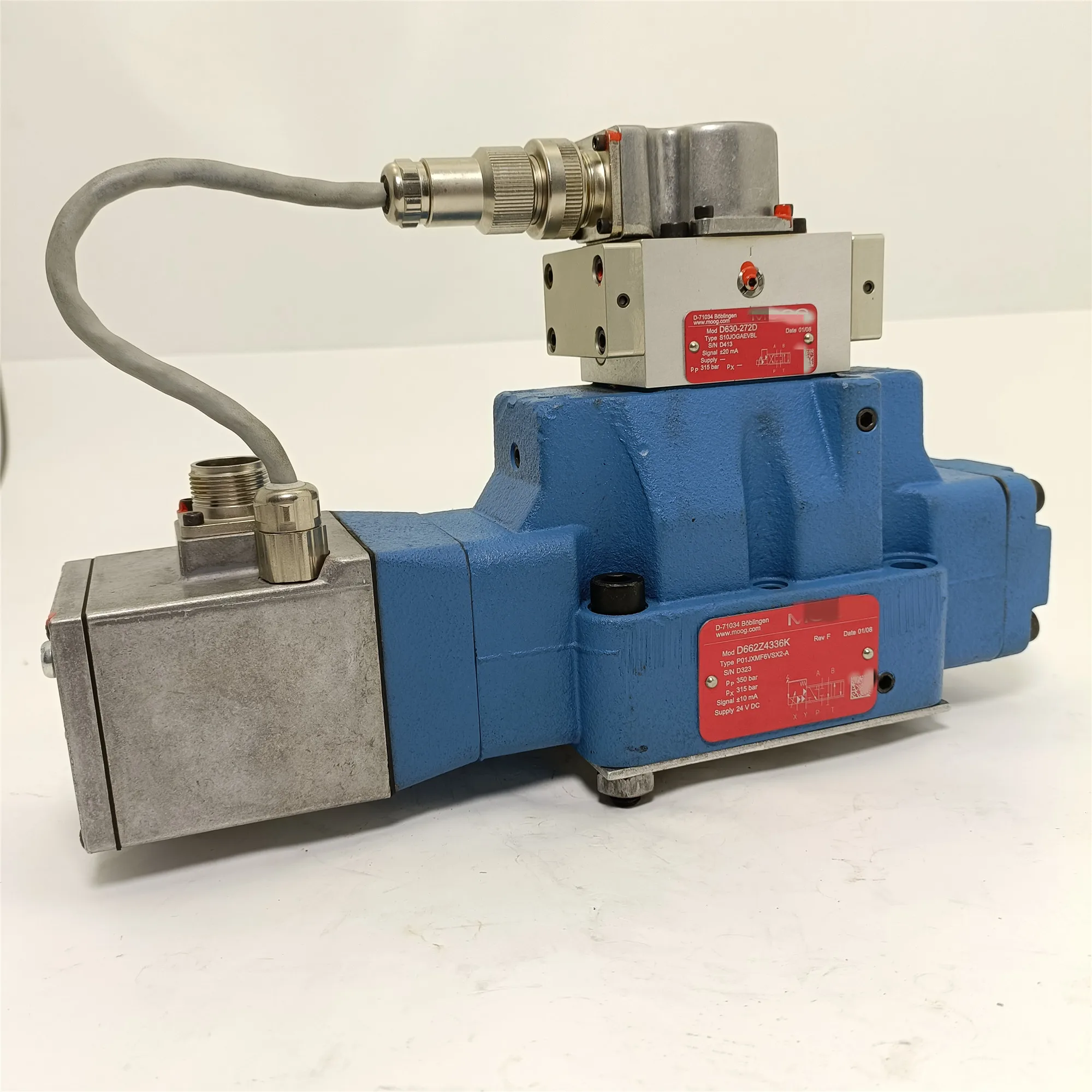 Mo-og Servo-proportional Control Valves Blow Moulding Machine-parison ...