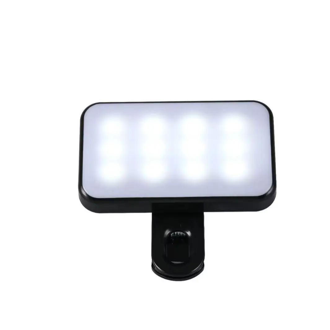 2024 Factory Outlet Mini Clip Led Selfie Light ODM Mobile Phone 3 Colours Fill Light Video Conferencing Portable Video Light