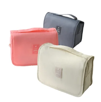 Travel Portable Large Capacity Wash Toiletry Bag Multifunctional Waterproof Hanging Cosmetic Makeup Bag With Hook