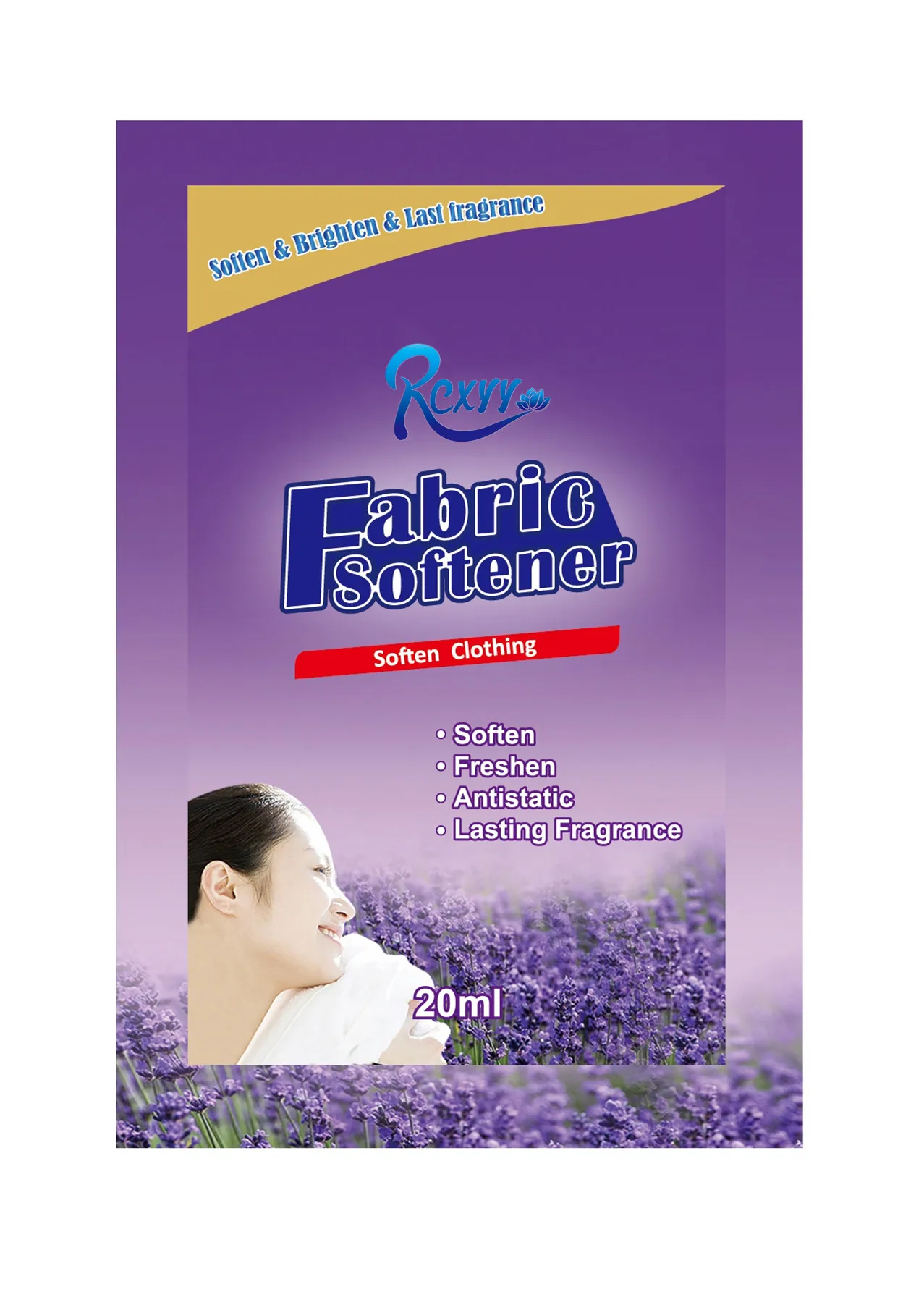 Factory Lavender Sachet Fabric Softener 20ml Bag Packing Good Quality Cleaning For Household Laundry