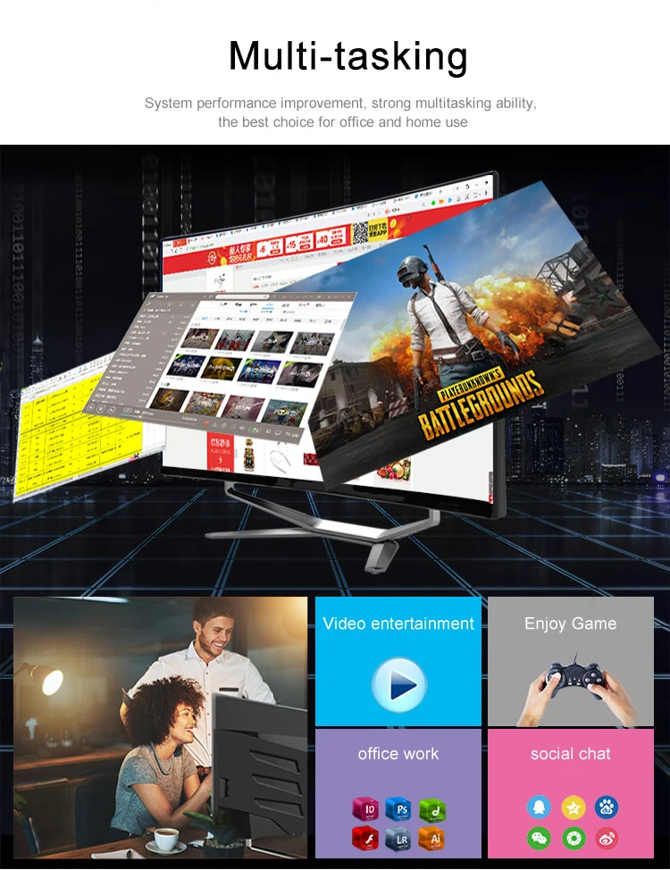 All In One Pc Curved 27 Inch Core I5 I7 16gb Oem Pc Desktops Pc Gaming