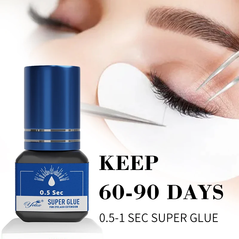 Yelix Extension Semi Permanent Eyelashes Set Glue Lash Adhesives Glues  Best Glue Eyelashes