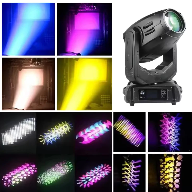 AOPU 280W 10r 3 in 1 Sharpy Gobo Beam Moving Head Light Pattern Stage Light for DJ Disco Nightclub