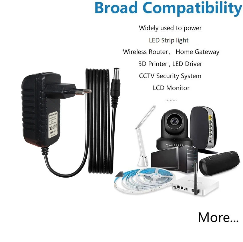 Dc Power supply for DC12V Security CCTV Camera 15