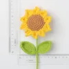 5Ring sunflower flower branches-Double Leaf (30cm)