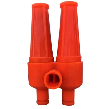 Multi Model Low-priced Desilter Hydrocyclone 4 Inch Red Polyurethane HDD Desilter Cone with Clamp Type Elbow Desander