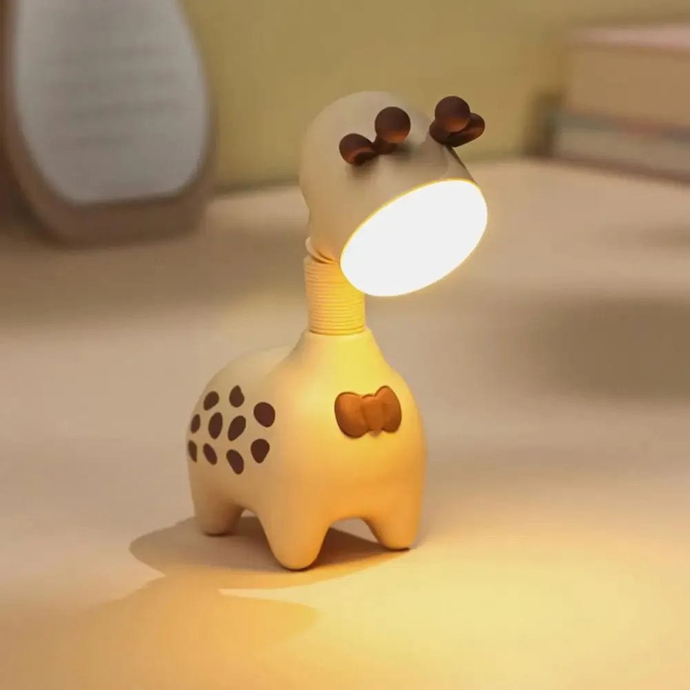 Cute Giraffe Rechargeable Table Lamp For Kids - Led Night Light