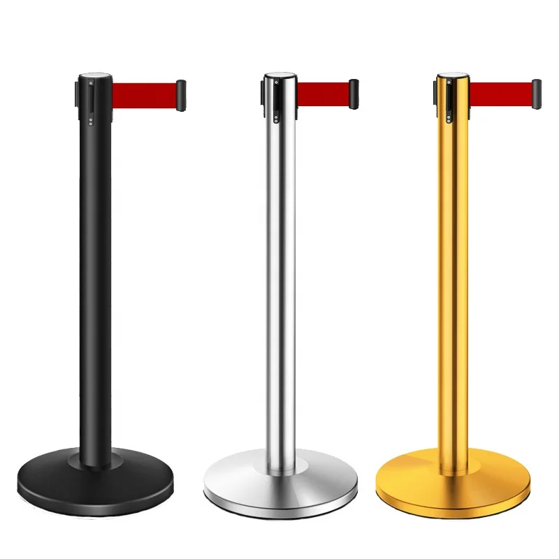 Hot Selling Stainless Steel Crowd Control Safety Barrier Retractable Belt Barrier for Hotel and Concert