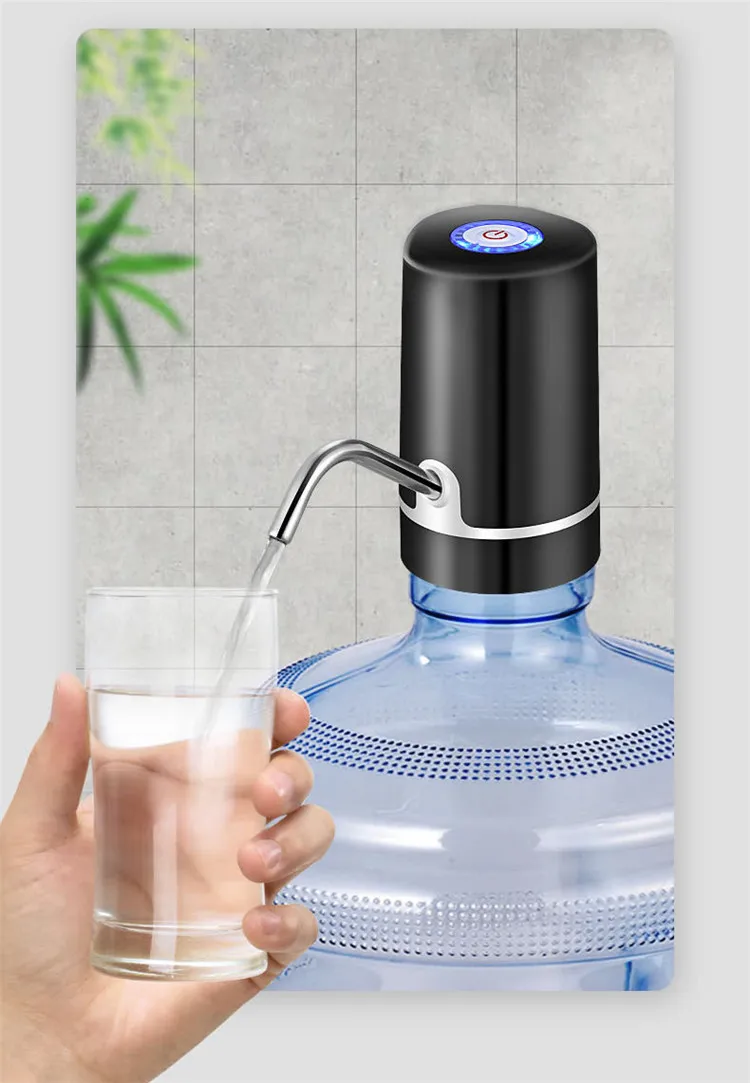 HE010 Portable Dual Pump Automatic Water Dispensers Bottle Water Dispenser Pump