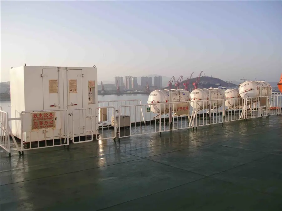 20 Persons SOLAS Approved a Pack Throw Over Board Inflatable Life Raft for Sale