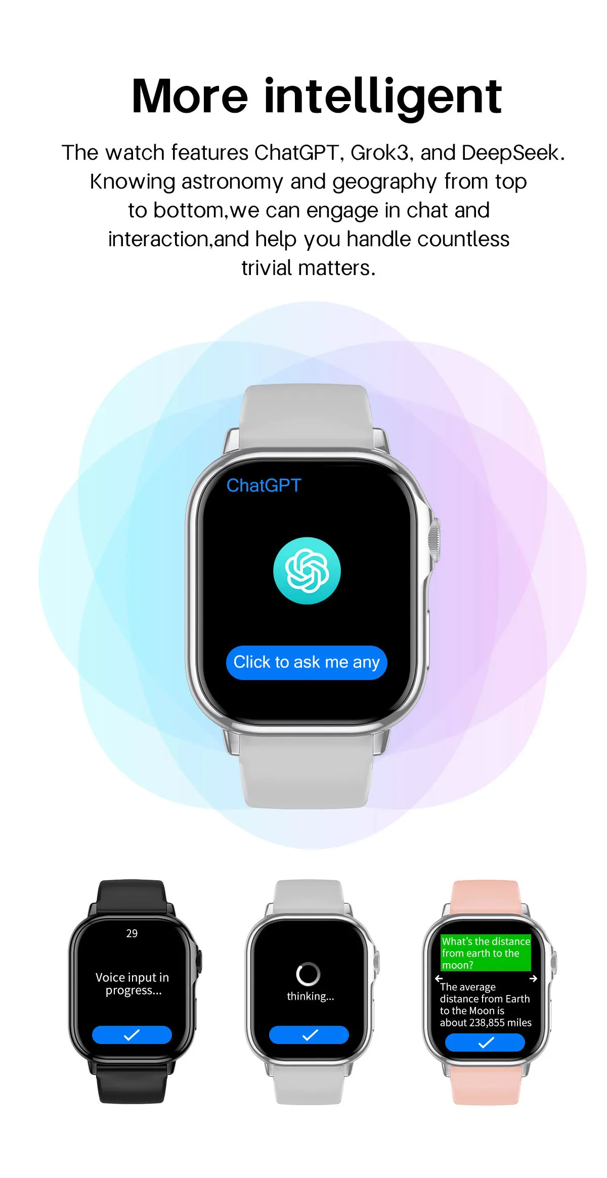 2026 New AI Smartwatch with Advanced Features