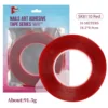 Nail art color card double sided tape 02
