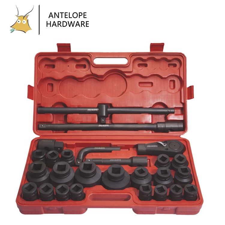 21PCS 26PCS Phosphating Heavy Duty Spanner Socket Tool Socket Set