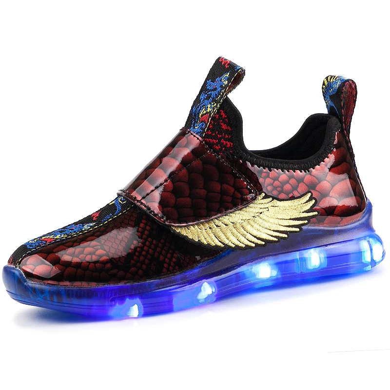 light up shoes with wings