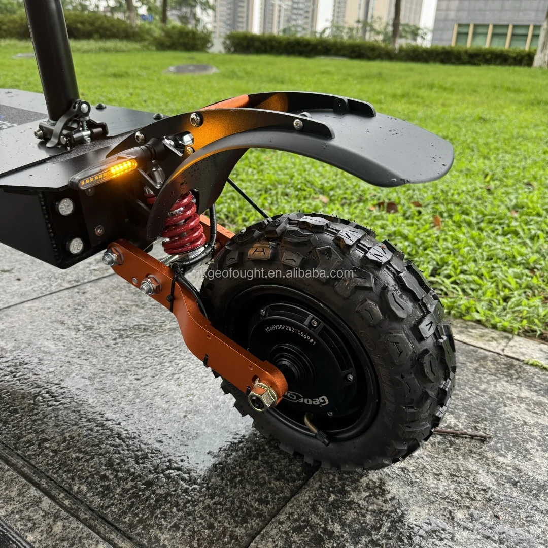 60V 6000W Dual Motors Two-Wheel Electric Scooter High Speed Aluminum Alloy LED Display E Scooter Available in USA Warehouses