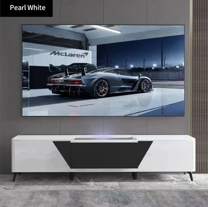 Electric Short Ust Projector Intergrated Tv Stands Ust