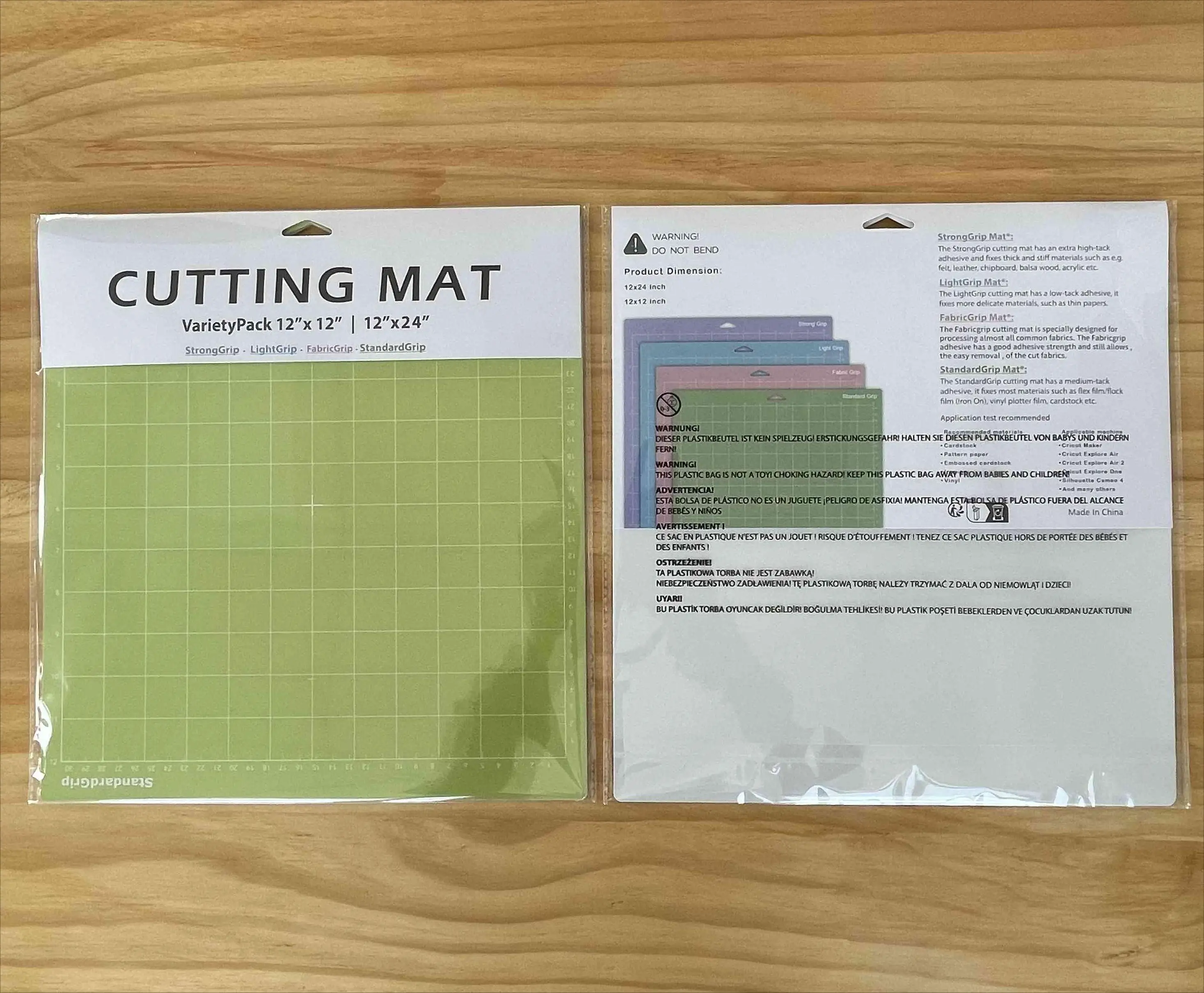 Cricut Machine Mat Variety 2-Pack, 12 x 24 6 Count Pack