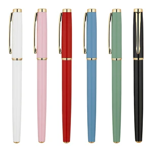 High-Quality Customizable LOGO Metal Gel Pen Smooth Writing for Business Signature and Advertising Promotional Gift