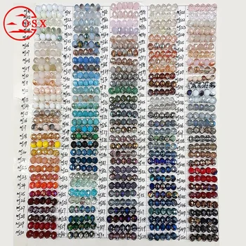 Osx Crystal Beads Wholesale Custom Colorful Fashion Diy Beads Jewelry Making Glass Beads to Make Muslim Rosary Bracelet