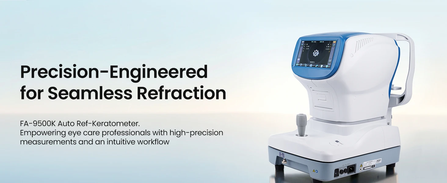 Rightway Optical Autorefractometer Portable Ophthalmic Manufacture FA-9500K Autorefractor Keratometer for Sale