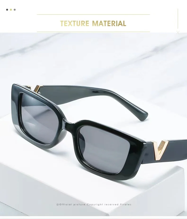 New Arrivals Fashion Design Plastic Big Frame Women Men Vintage Sun