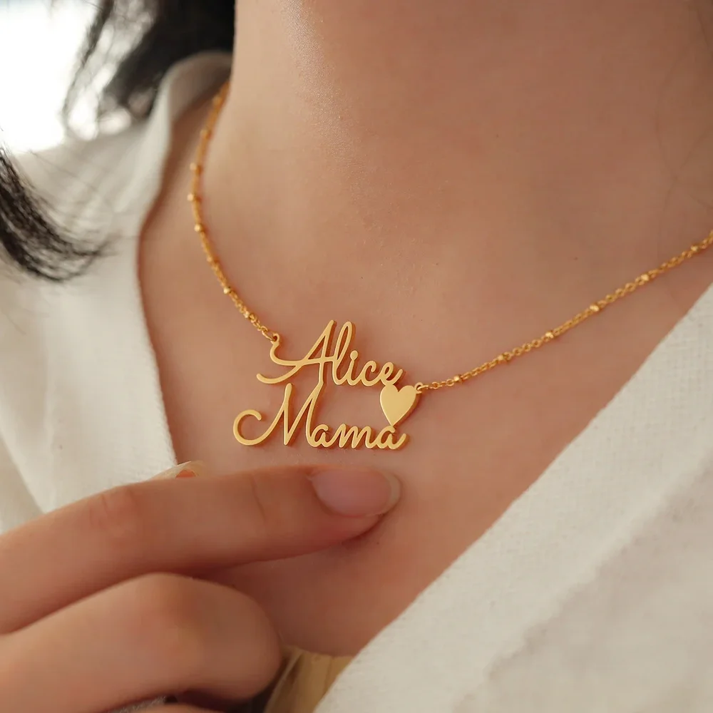 Collana Girocollo Con Nome Iniziale In Acciaio Ino... – Grandado - Foto 8