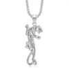 Silver crystal pendant ONLY