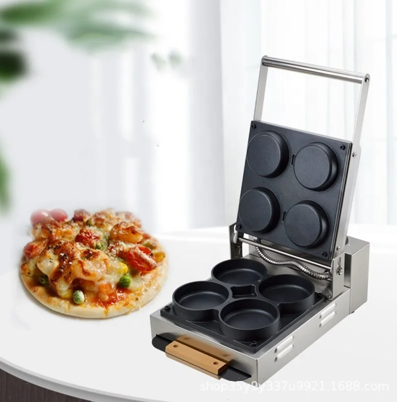 4pcs Mini Pizza Cooking Machine 10cm 12cm Pizza Bread Pizza Maker Pizza  Oven Sausage Cheese Pizza Making