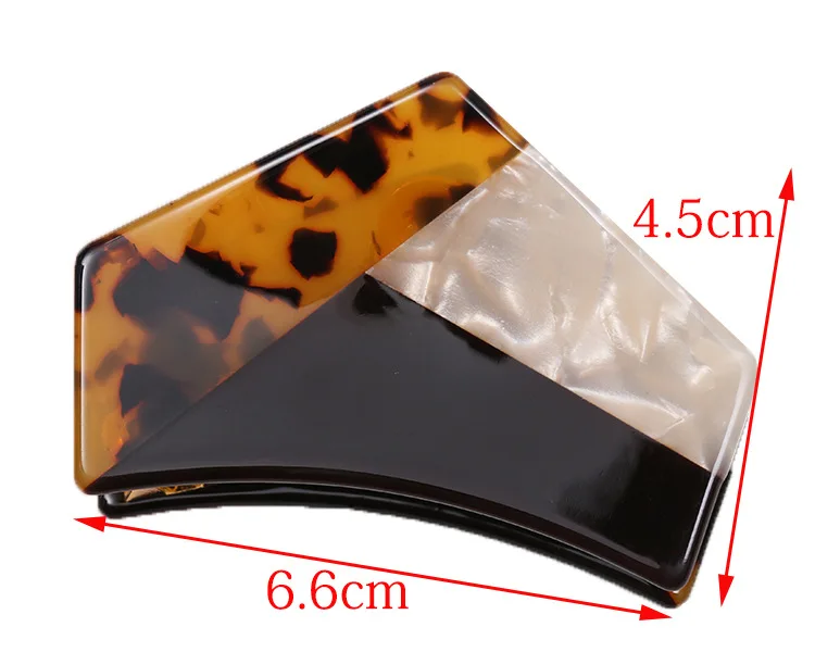 
Модный дизайнерский лап для волос из ацетата под заказ 