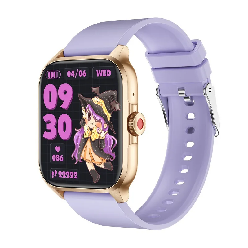 New Cross-Border QX15 Square Smart Watch for Girls IP67 Heart Rate Monitoring Voice Call aperçu 3