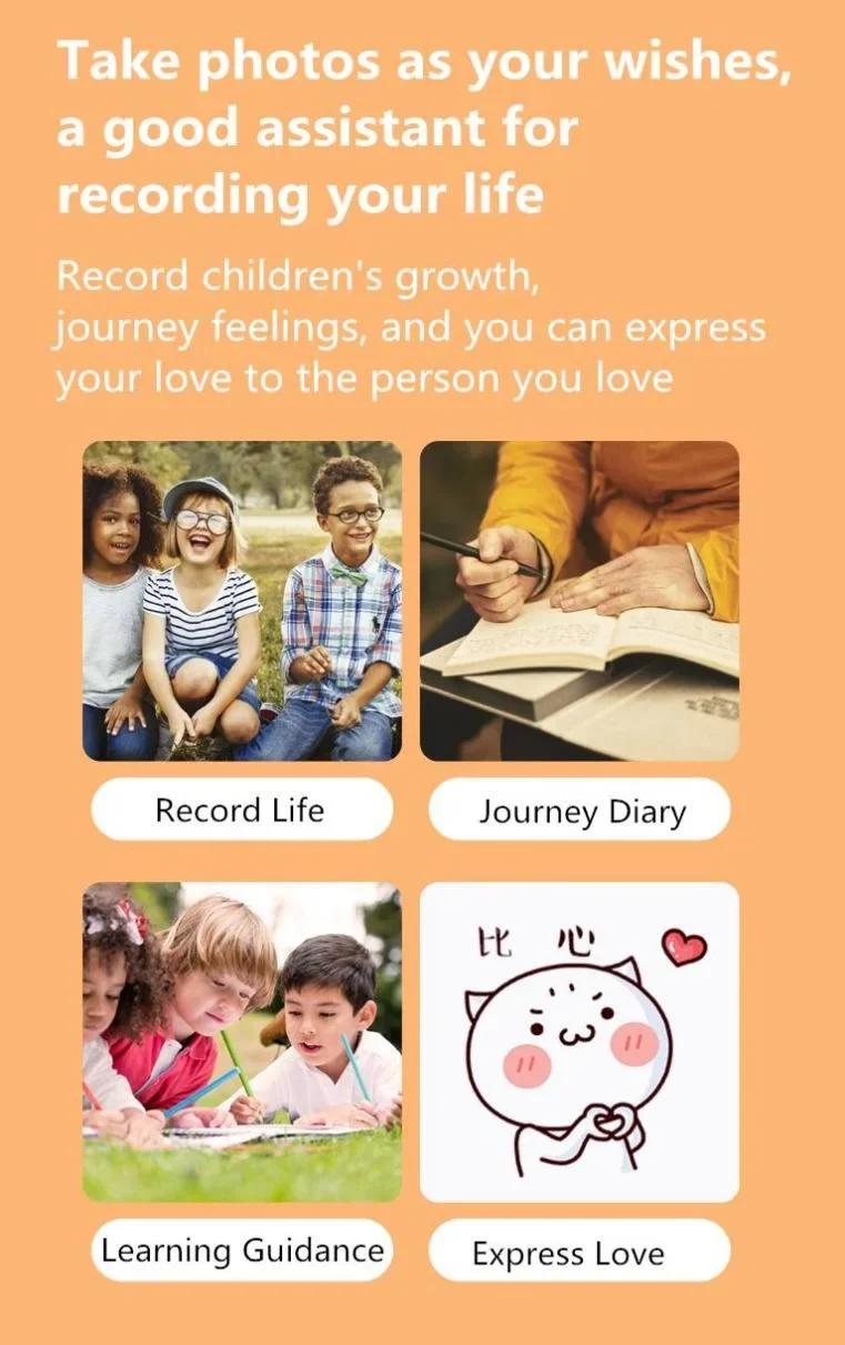 Bt 4.0 Inkless Mini Pocket Photo Printer Mobile Phone Printer Sports Portable Travelling Printer Foto