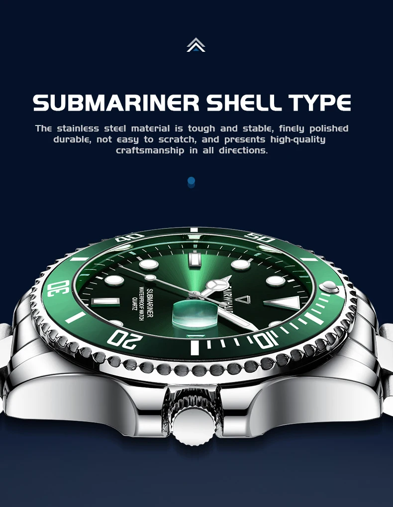 Men's Stainless Steel Quartz Watch With Calendar Date – Custom Oem