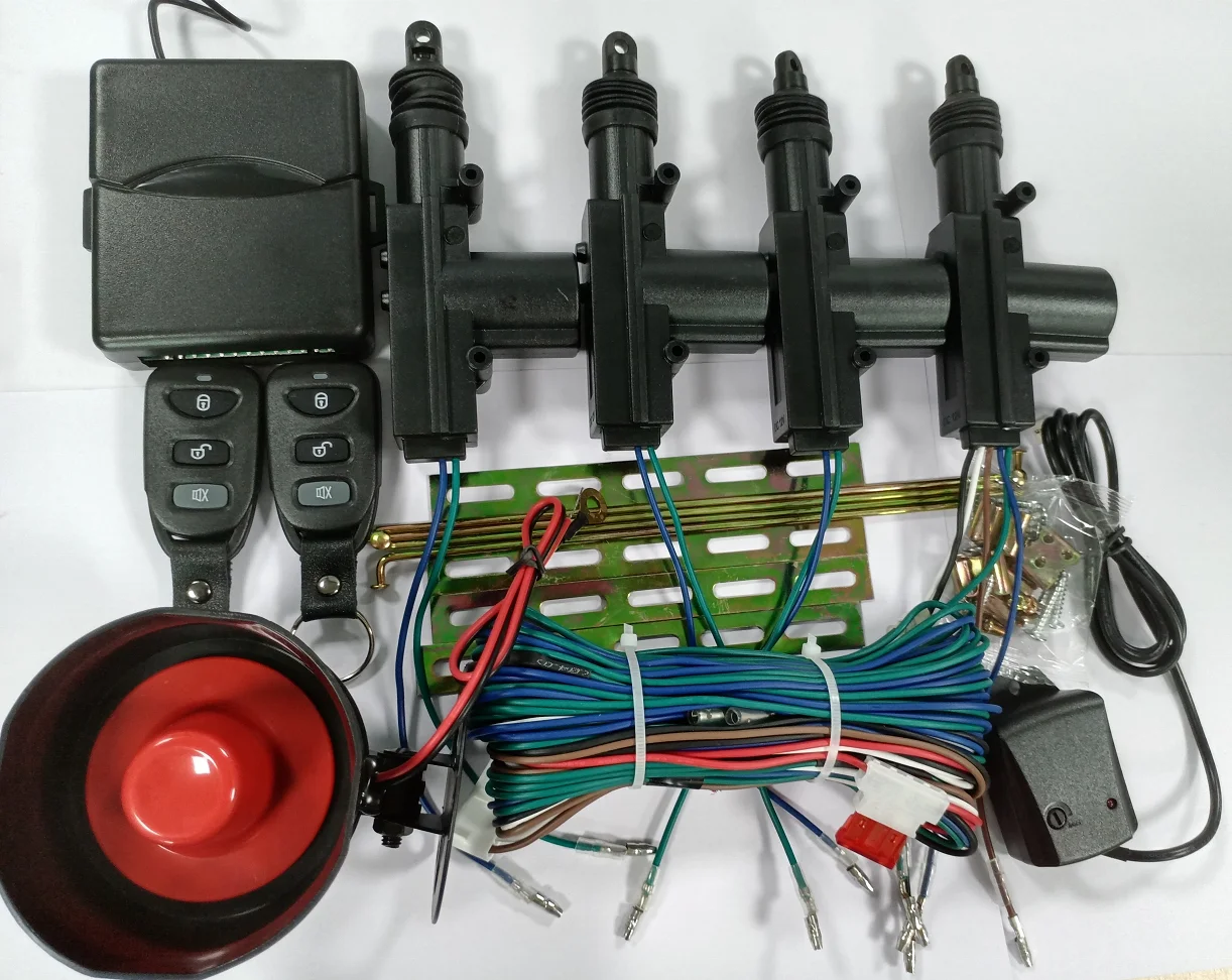 Remote Control Central Door Locking Unlock System With 4 Actuators Lock