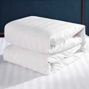 Factory Price 100% Cotton 300TC Hotel Duvet Cover Set for Custom Sizes & Logo Printing