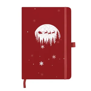 Eco Friendly Bamboo Cover Custom Logo Journals Hardcover Paper Diary Notebook for Office